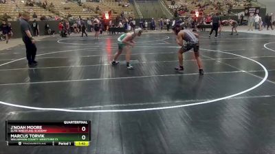 145 lbs Quarterfinal - Marcus Torvik, Williamson County Wrestling Cl vs J`Noah Moore, Elite Wrestling Academy