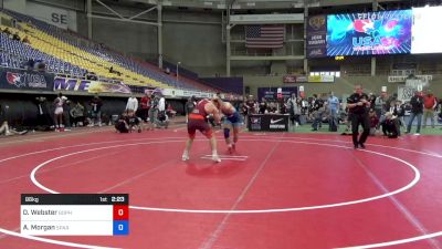 86 kg Semifinal - Owen Webster, Gopher Wrestling Club - RTC vs Andrew Morgan, Spartan Combat RTC