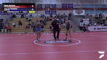 117 lbs Cons. Semi - Irma Retano, Eastern Oregon University vs Hailee Moreno, Westcliff