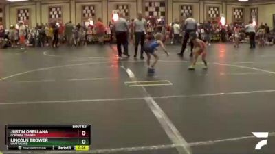 60 lbs Semifinal - Lincoln Brower, Unattached vs Justin Orellana, Cordoba Trained