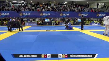 Vitória Damiana Silva De Assis vs Emilia Nastazja Pakulski 2025 European Jiu-Jitsu IBJJF Championship