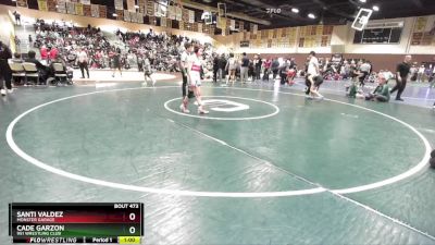 97 lbs Round 2 - Santi Valdez, Monster Garage vs Cade Garzon, 951 Wrestling Club