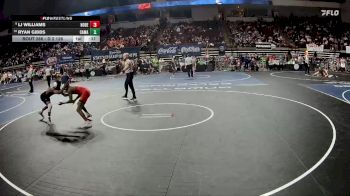D 2 126 lbs Cons. Round 3 - LJ Williams, North DeSoto vs Ryan Gibbs, Caddo Magnet