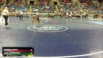 136 lbs Placement Matches - Khendra Garcia, E2-Carrington vs Jamia Cunningham, W4-Dickinson