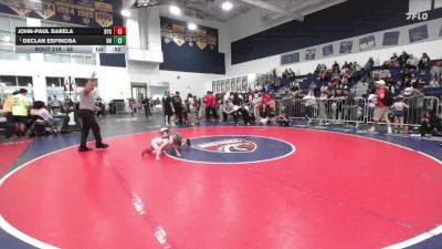 58 lbs 3rd Place Match - John-Paul Barela, Barstow Young Guns vs Declan Espinosa, Rough House
