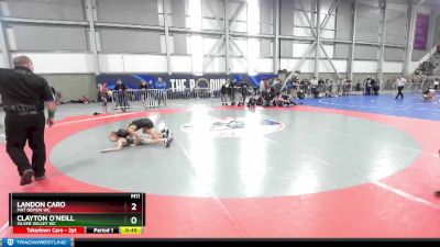 63 lbs Champ. Round 1 - Clayton O`Neill, Silver Valley WC vs Landon Caro, Mat Demon WC