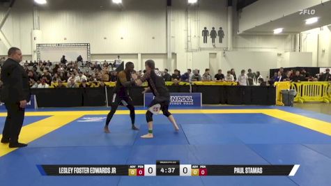 Paul Stamas vs Lesley Foster Edwards Jr 2025 World IBJJF Jiu-Jitsu No-Gi Championship