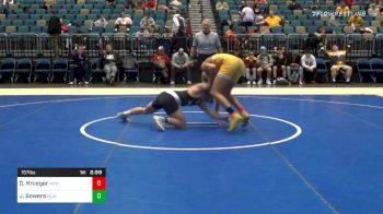 157 lbs Prelims - Dewey Krueger, Wyoming vs John Sowers, Highline College