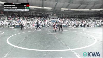 37 lbs Round Of 32 - Hank Shattuck, Harrah vs Jociana Martinez, Tuttle Wrestling
