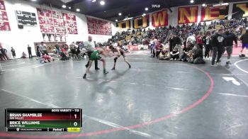 113 lbs Cons. Round 2 - Brice Williams, South Hills vs Brian Shamblee, Simi Valley