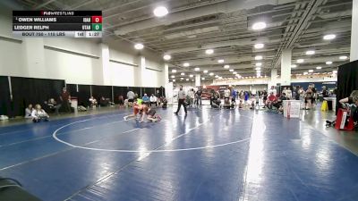 122 lbs Champ. Round 2 - Owen Williams, Idaho vs Ledger Relph, Utah