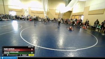 54 lbs Cons. Round 2 - Riggin Weidauer, Westlake vs Alec Garcia, Payson Lion Wrestling Club