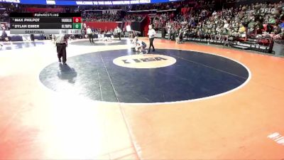 1A 113 lbs Semifinal - Max Philpot, Vandalia vs Dylan Eimer, Stanford (Olympia)