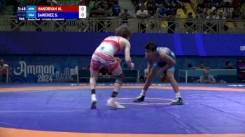 45 kg 1/4 Final - Mher Hakobyan, Armenia vs Samuel Sanchez, United States