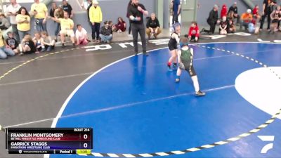 49 lbs X Bracket - Franklin Montgomery, Bethel Freestyle Wrestling Club vs Garrick Staggs, Marathon Wrestling Club