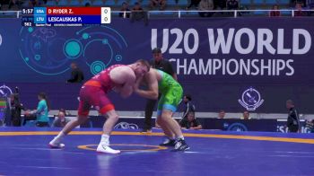 79 kg 1/4 Final - Zackary D Ryder, United States vs Paulius Lescauskas, Lithuania