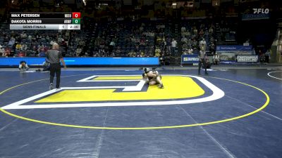 157 lbs Semifinal - Max Petersen, North Dakota State vs Dakota Morris, Army