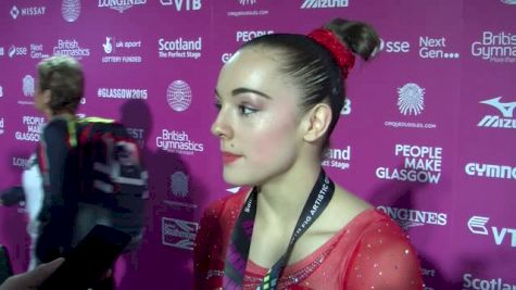 Maggie Nichols On Competing All-Around And USA Clinching Gold - Team Finals, 2015 World Championships