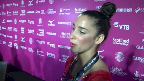 Aly Raisman - 'I Got Some Goosebumps When I Finished My Floor Routine' - Team Finals, 2015 World Championships