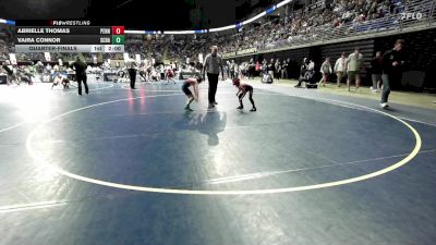 56 lbs Quarterfinal - Abrielle Thomas, Pennridge vs Vaira Connor, Scranton