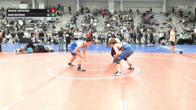 160 lbs Consi Of 8 #2 - Drake DePetris, FL vs Kam Dotson, GA