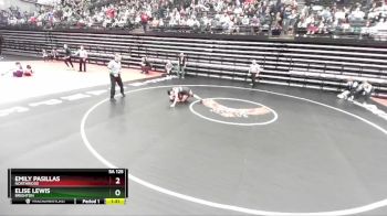 5A 125 lbs Quarterfinal - Emily Pasillas, Northridge vs Elise Lewis, Brighton