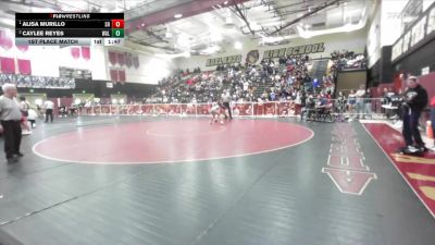 110 lbs 1st Place Match - Alisa Murillo, Shadow Hills vs Caylee Reyes, Walnut