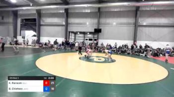 60 kg Prelims - Keith Ransom, BullTrained vs Brandan Chletsos, Lost Boys Wrestling Club