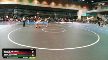 105 lbs Quarterfinal - Leah Wallway, Kelso (Girls) vs Gracie Williams, Harrisburg