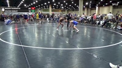 106 lbs Round 2 (6 Team) - Colton Hubley, Team Rich Habits #3 vs Mason Toungette, Spartan WC