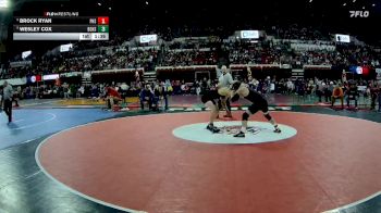 Champ. Round 1 - Brock Ryan, Plains / Hot Springs vs Wesley Cox, Big Sandy