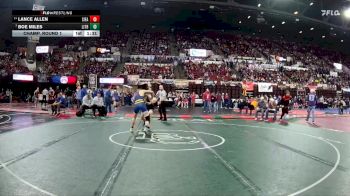 A - 150 lbs Champ. Round 1 - Boe Miles, Libby / Troy vs Lance Allen, Sidney / Fairview