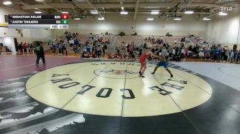 215 lbs Quarterfinal - Sebastian Aslam, Lewisville Marcus vs Justin Tinajero, Frisco