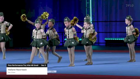 Holland Razorback - Rec Cheer [2023 Pom Performance Tiny Mite NB Small Day 3] 2023 Pop Warner National Cheer & Dance Championship