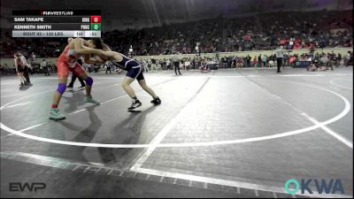 130 lbs Consi Of 8 #2 - Sam Takape, Kingfisher YellowJackets vs Kenneth Smith, Ponca City Wildcat Wrestling