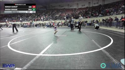 40 lbs Semifinal - Cassadee Sloan, Morrison Takedown Club vs Hunter Prose, Jay Wrestling Club