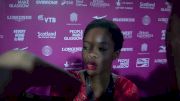 A Very Giggly Gabby Douglas On 'Crushing It' & Making More History - AA Finals, 2015 World Championships