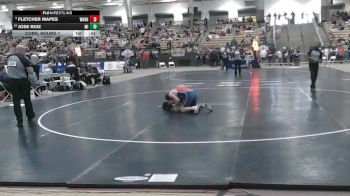 A 165 lbs Cons. Round 1 - Jose Ruiz, Millington Central High School vs Fletcher Mapes, White House Heritage High School