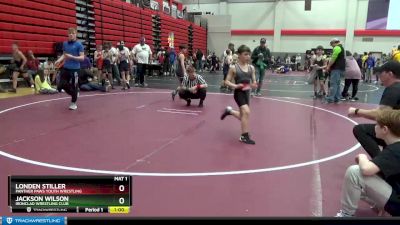 90 lbs Cons. Round 1 - Jackson Wilson, Ironclad Wrestling Club vs Londen Stiller, Panther Paws Youth Wrestling