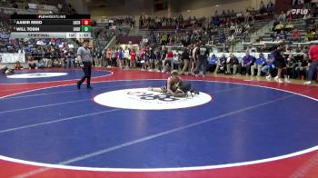 6A 120 lbs Semifinal - Aamir Reed, Little Rock Central High School vs Will Tobin, Catholic High School For Boys