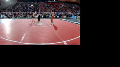 3A 120 lbs Champ. Round 1 - Landen Chum, Oakley vs Carsun Hinkelmann, Kellogg