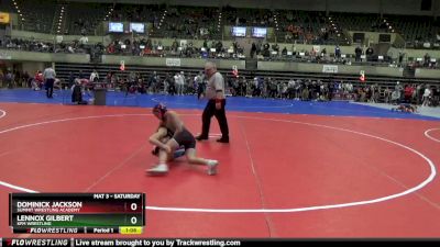 90 lbs Semifinal - Dominick Jackson, Summit Wrestling Academy vs Lennox Gilbert, KFM WRESTLING