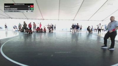 150 lbs Cons. Round 2 - Neo Li, Irvine High School vs Elijah Vazquez, Lab Academy