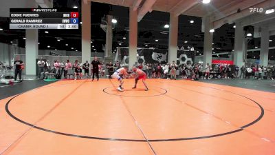 Masters B FS - 70 lbs Champ. Round 1 - Eddie Fuentes, Michigan vs Gerald RamIrez, Skyview Wolverine Wrestling Club
