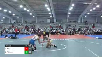 132 lbs Prelims - Aliazer Alicea, LAW Purple vs Luca Felix, Felix Wrestling Academy