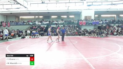 157 lbs Semifinal - Yaxier Rivera, East Hartford vs Marc Maurath, Newtown