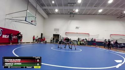 58 lbs Round 4 - Merrick Lehnen, Douglas WC vs Paxton Elmore, Casper Wrestling Club