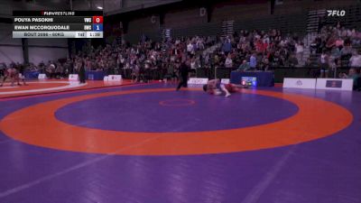 60kg Champ. Round 3 - Pouya Pasokhi, Victoria Wrestling Club vs Ewan McCorquodale, Dinos Wrestling Club