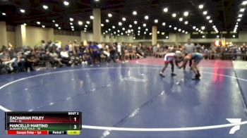 165 lbs Round 1 (6 Team) - Zachariah Foley, WALA vs Marcello Martino, Alabama Elite Gold