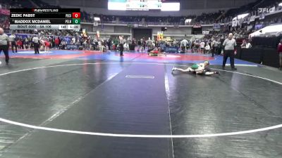 6A 106 lbs Quarterfinal - Maddox Mcdaniel, Pelham vs Zedic Pabst, Pell City